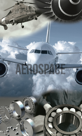 collage of aerospace related products